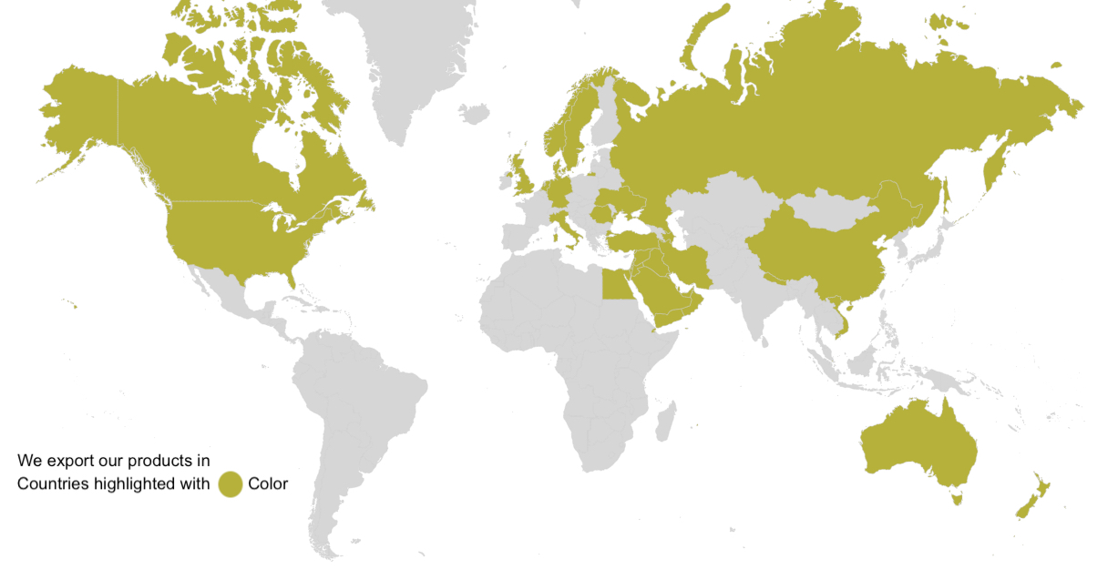 JSN Export Countries